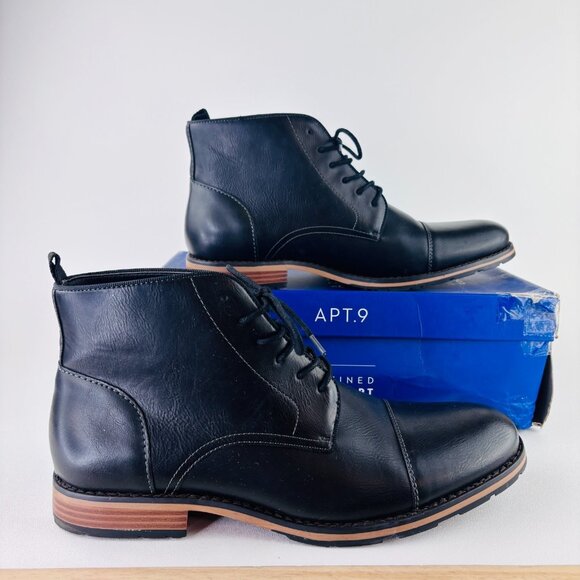 Apt. 9 Mens Size 13 Ankle Chukka Boot Bayshore Black Cushioned Footbed 176490 main image 7